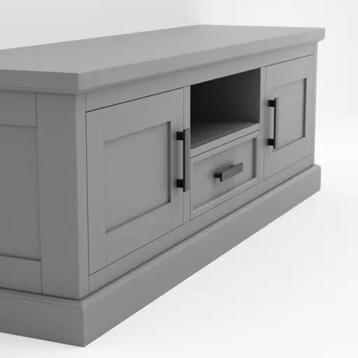 TV-Board Litchfield - Dark Grey, Non-Antique