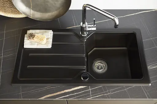 Inselküche 56.210 GL 3 521, Onyxschwarz