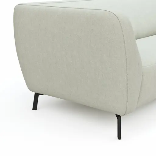 Sofa Morela - 2,5-Sitzer, Stoff, Hellgrau