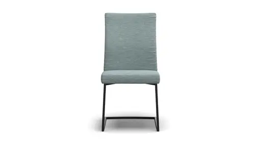 Freischwinger Carmelo - Velour, Hellblau