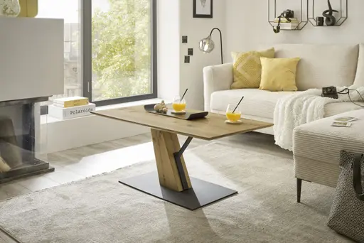 Couchtisch - BHT ca. 110x45x60 cm, Eiche furniert