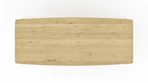 Esstisch Phoenix - LB ca. 240x100 cm, Eiche massiv, Bianco geölt