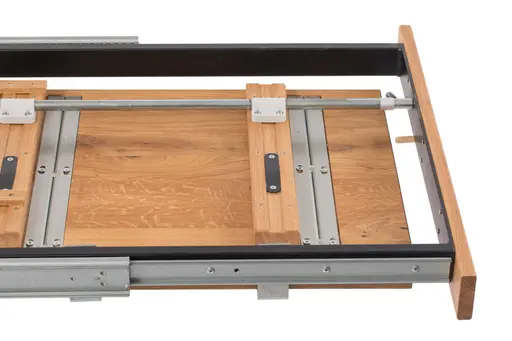 Esstisch - ausziehbar, LB. ca. 180x90 cm, Eiche massiv