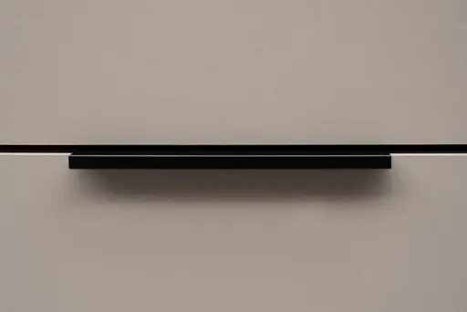 Highboard - B ca. 90 cm, Sand, Schwarz