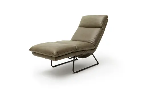 Liege Ferdinand - inkl. Relaxfunktion (motorisch), Leder, Olive