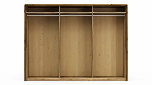 Drehtürenschrank Baltimore - inkl. Passepartout, B ca. 297 cm, Wildeiche massiv