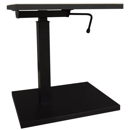 Beistelltisch - höhenverstellbar, LB ca. 45x35 cm, Kaschmir, Schwarz