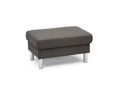 Hocker COOL - BL. ca. 70x70, mit Stauraum, Stoff, Mocca