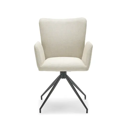 Armlehnstuhl AYLA - Stoff, Beige