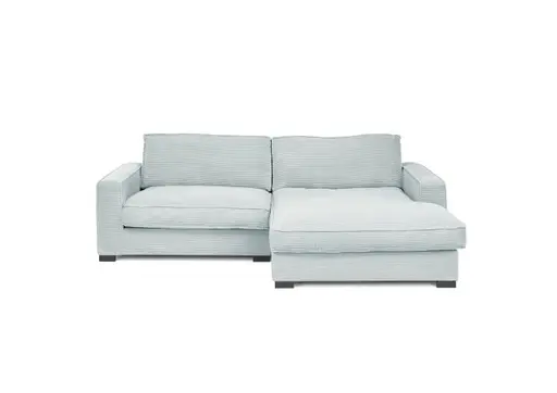 Ecksofa - 2-Sitzer, Ecke rechts, Stoff, Mint