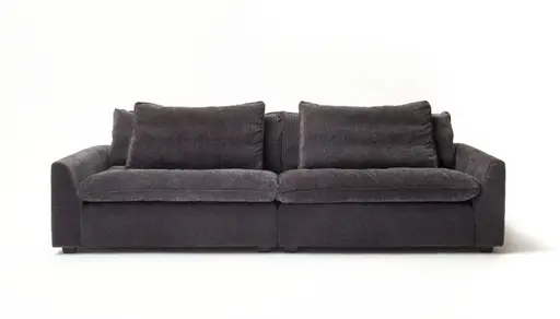Sofa Ulf - 3,5-Sitzer, Cord, Anthrazit