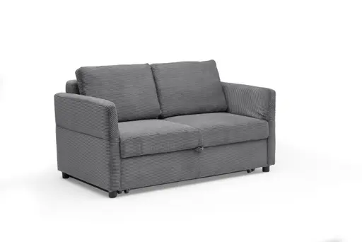 Sofa PRO FLEXX - 2-Sitzer inkl. Schlaffunktion, Stoff, Grau