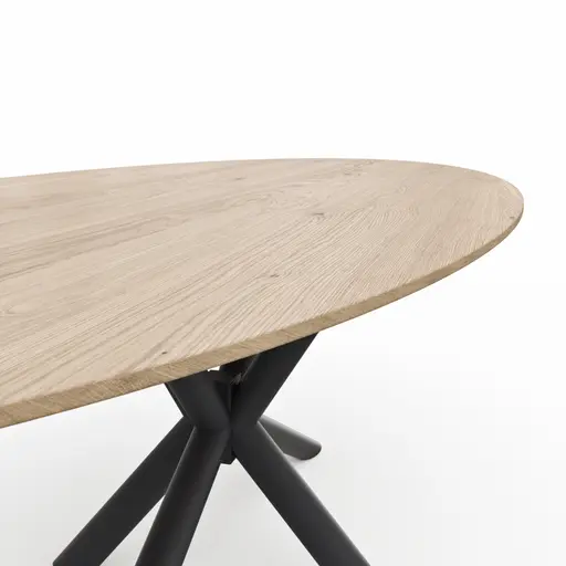 Esstisch Phoenix - LB ca. 240x110cm, Eiche, eco snow lackiert