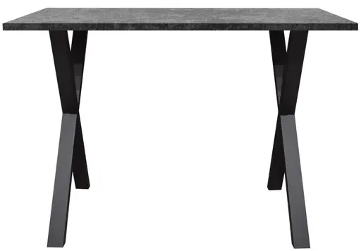 Bartresentisch - LB ca. 140x90 cm, Graphit, Schwarz