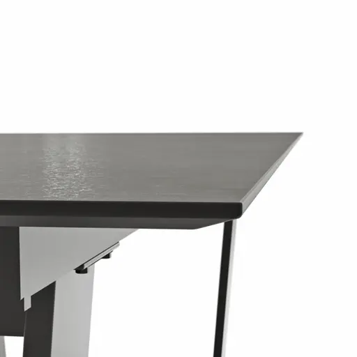 Esstisch Dinner - LB ca. 180x95 cm, Kunststoff, Dunkelgrau