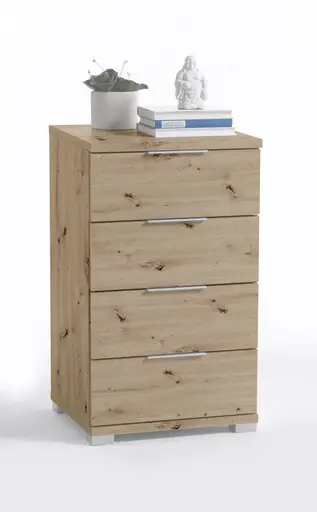 Nachtkommode- Eiche Dekor