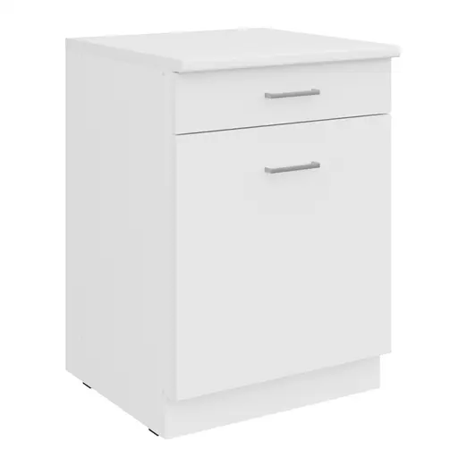 Unterschrank- B ca. 60 cm, Weiß, Matt