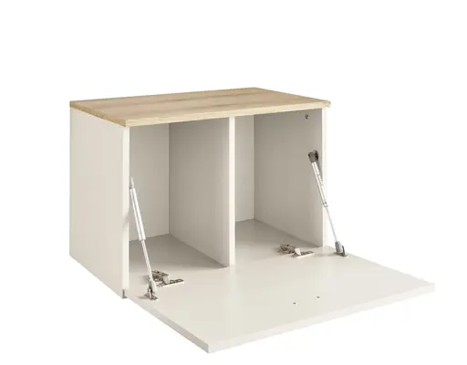 Schuhbank - B ca. 60 cm, Kaschmir, Evoke Eiche Nachbildung