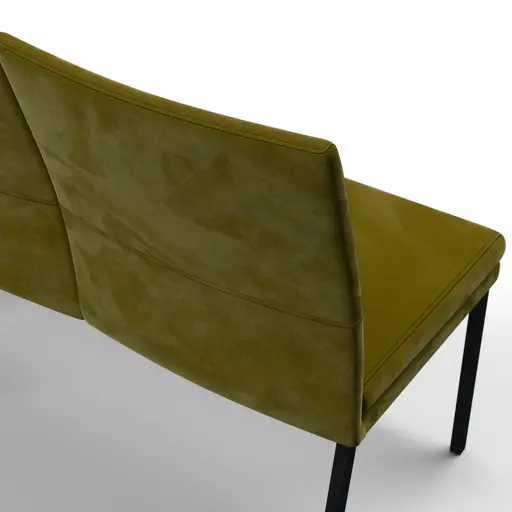 Polsterbank Saragossa - Breite ca. 200 cm, Stoff, Moos