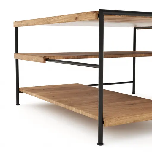 Couchtisch Hartford - BHT ca. 80x44x80 cm, Eiche massiv