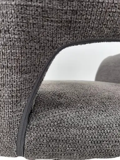 Armlehnstuhl MARESA - drehbar, Stoff, Anthrazit