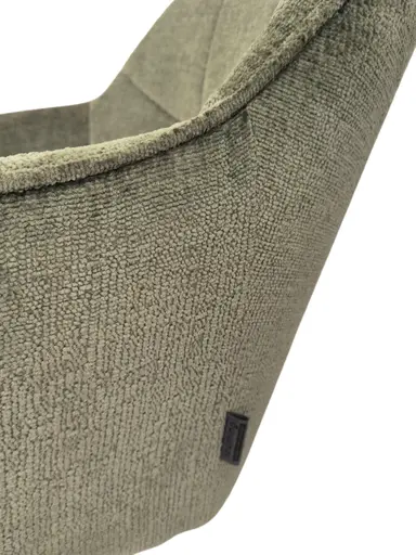 Armlehnstuhl MARLE - drehbar, Stoff, Grün