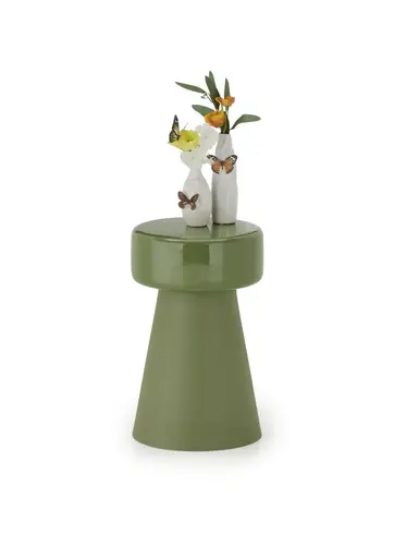 Beistelltisch - Ø/H ca. 30x47 cm, Grün