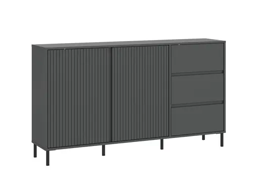 Sideboard - B ca. 158 cm, Anthrazit