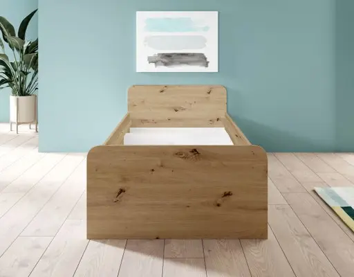 Kojenbett - Liegefläche ca. 90x200 cm, Artisan Eiche Nachbildung