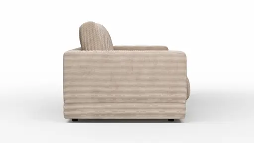 Sofa Juni - 2-Sitzer, Cord, Taupe