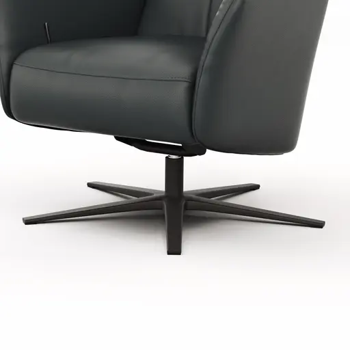 Sessel Noto Relax II - Rückenlehne verstellbar, Leder, schwarz