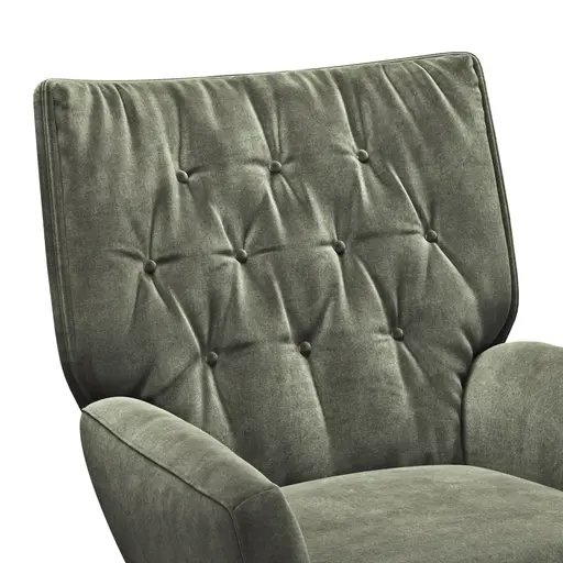 Drehsessel Maximilian - Stoff, Grün