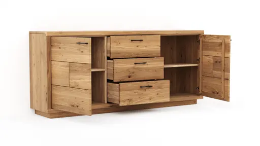 Sideboard Hartford - BHT ca. 188x82x40 cm, Eiche massiv