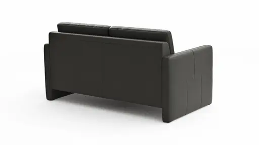 Sofa Arima - 2-Sitzer, Leder, Anthrazit