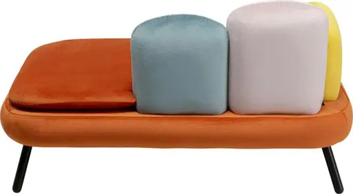 Hund/Katzenbett - BHT ca. 84,5x47x54 cm, Orange