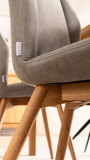 Stuhl Dalyan - Stoff, Grau