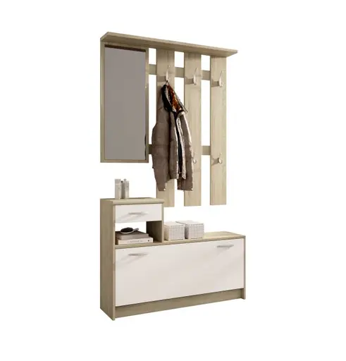 Garderobe - Sonoma, Weiß