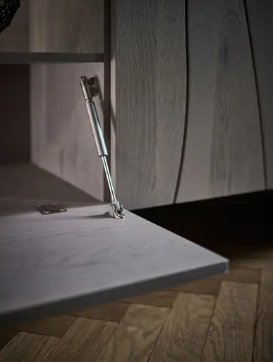 Sideboard Mileto - Asteiche massiv, Platin geölt