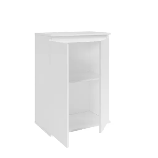 Kommode - B ca. 60 cm, Weiß