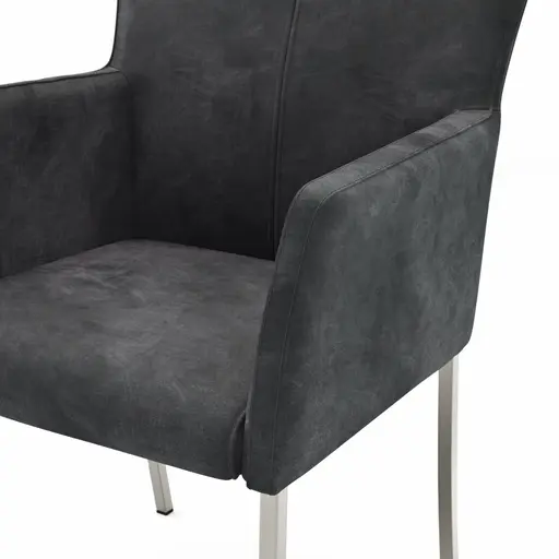 Armlehnstuhl 4110 - Stoff, Anthrazit