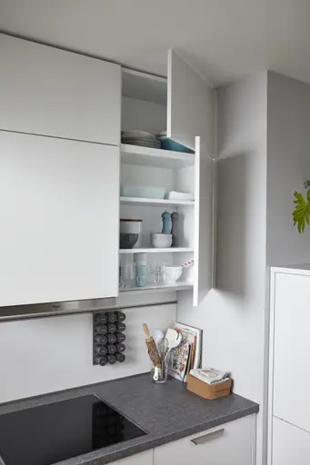 U-Küche 50.100 GL 5 521, Kristallweiß