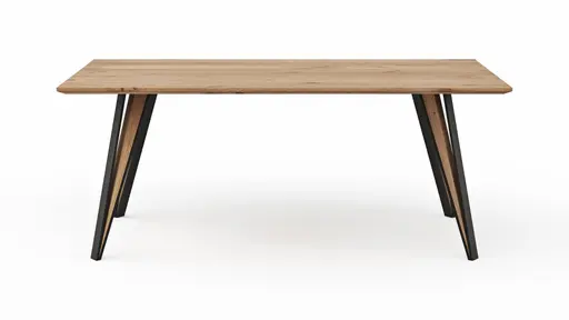 Esstisch Dinner - LB ca. 180x100 cm, Balkeneiche massiv