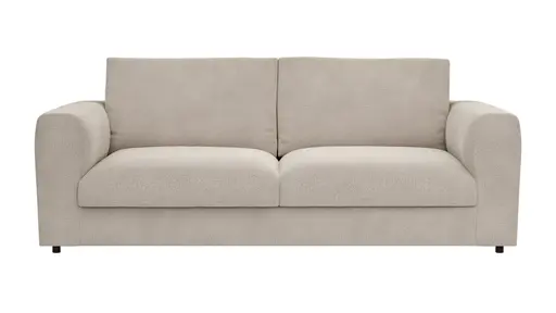 Sofa Stormy - 3-Sitzer, Stoff, Creme