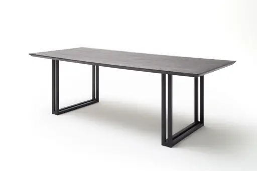 Esstisch Clifton - BL ca. 100x240 cm, Zerreiche massiv, Smoke