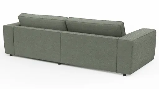 Sofa Lilaia - 1,5-Sitzer XL mit 1,5-Sitzer XL Tief, Stoff, Olivgrün