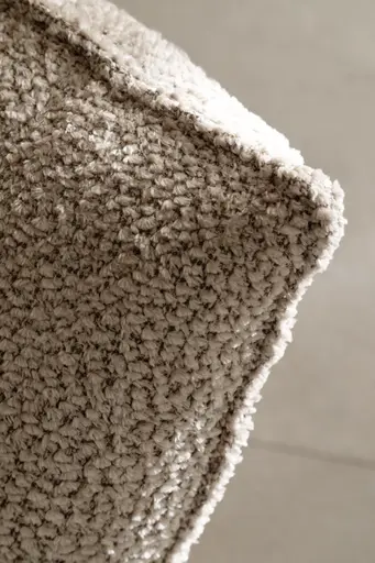 Trapezsofa Motone - Ecke links mit 2-Sitzer, Stoff, Beige