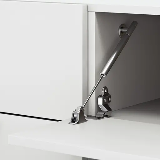 Wohnwand Palos - Lack, Silbergrau