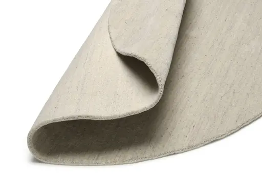 Teppich - Ø ca. 250 cm, Grau-Natur
