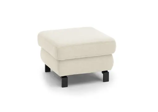 Hocker CALM PLUS 2.0 - BL ca. 66x66 cm, Stoff, Natur