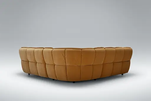 Ecksofa Hedda - Ecke links, 1,5-Sitzer, Velour Caramel